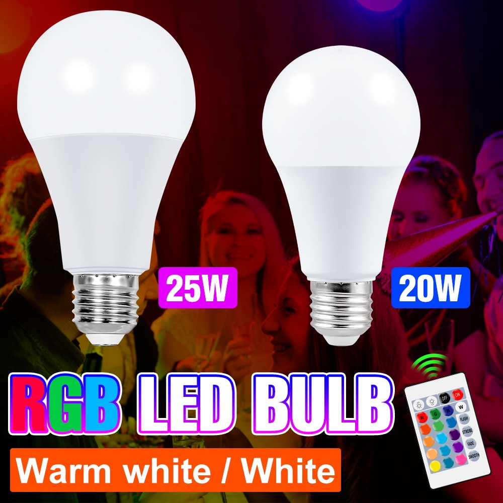 25W 20W LED  RGB  E27  Ʈ IR  ..